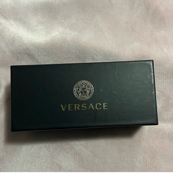 Versace Tortoise Shell Sunglasses with Gold Accents - Picture 4 of 10